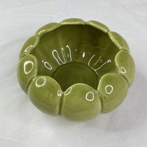 Vintage MCM McCoy Floraline 509 Moss Green Succulent Plant Planter Flower Bowl